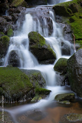 Long exposer photo from tiny waterfall