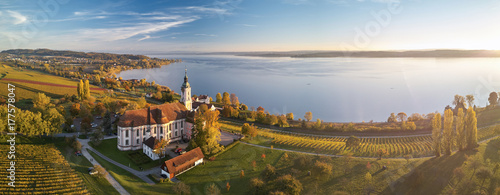 Leinwand Poster Panorama Kloster Birnau am Bodensee