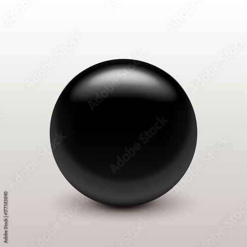 black clear ball