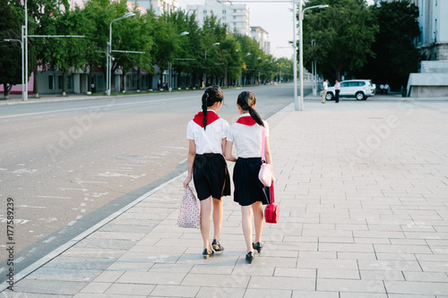 DPRK high school girls