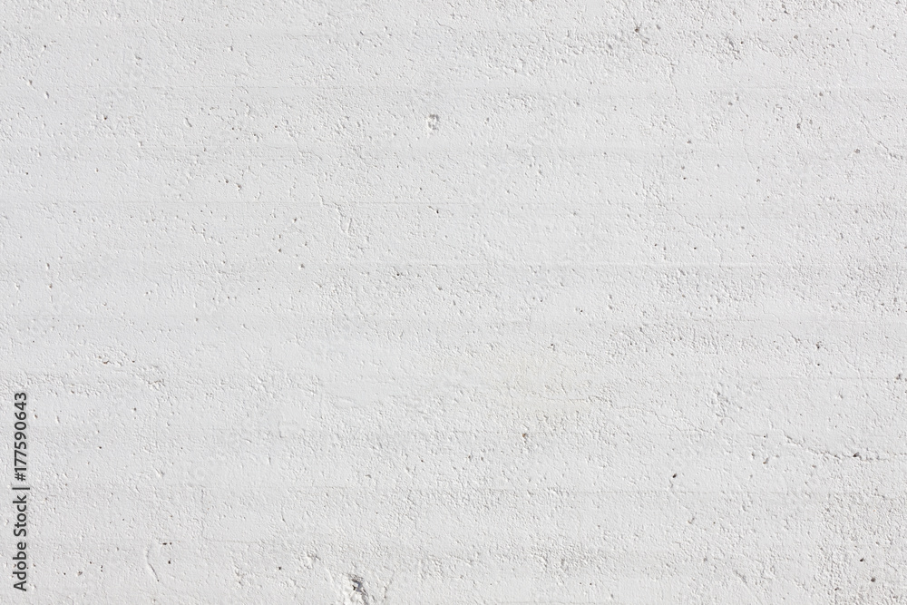 Fototapeta premium White painted clean concrete wall exterior texture background