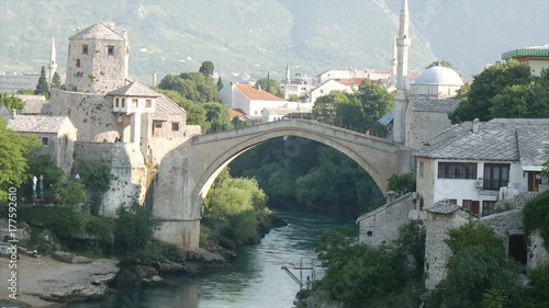Ponte di Mostar in Bosnia Herzegovina photo