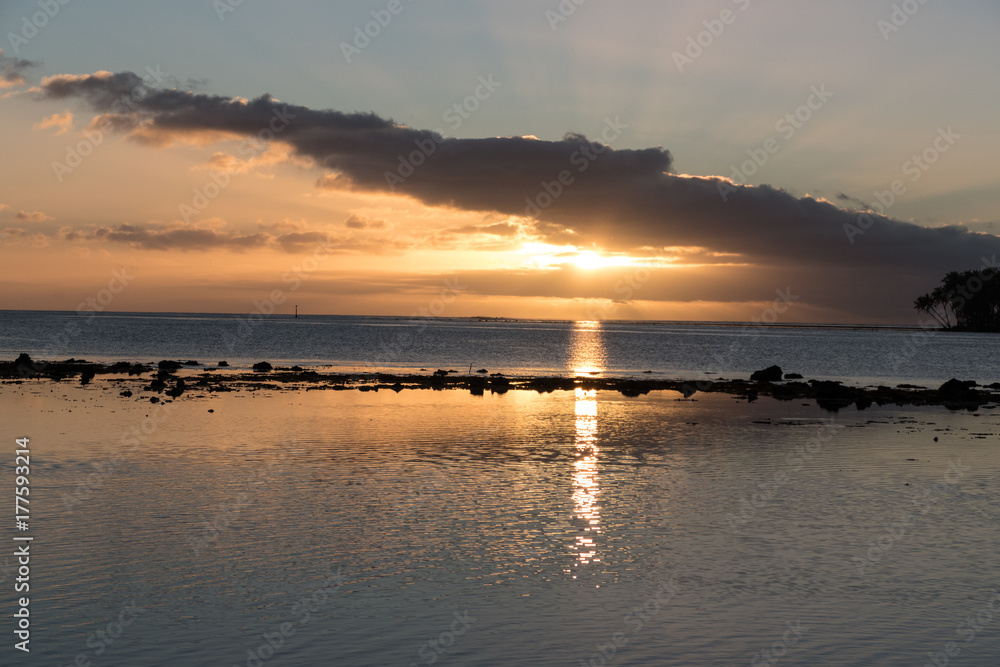 Cloudscape over the reef