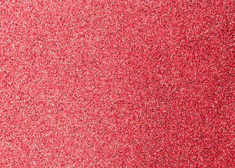 Red glitter texture metallic background for Christmas holiday decoration backdrop design element