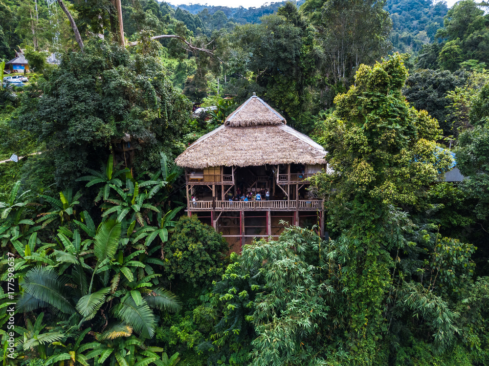 Tree House hideaway at Mae Me in Chiang Mai, Thailand. Tree House hideaway at Mae Me in Chiang Mai, Thailand.