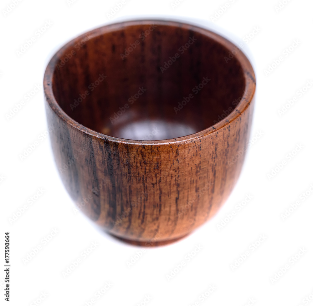 wooden mug isolated on white background wooden mug isolated on white background