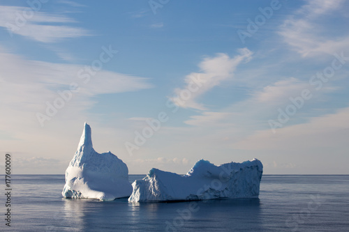 Iceberg in sunset in the Gerlache Strait