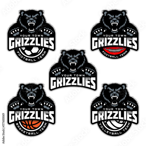 Sport mascot set