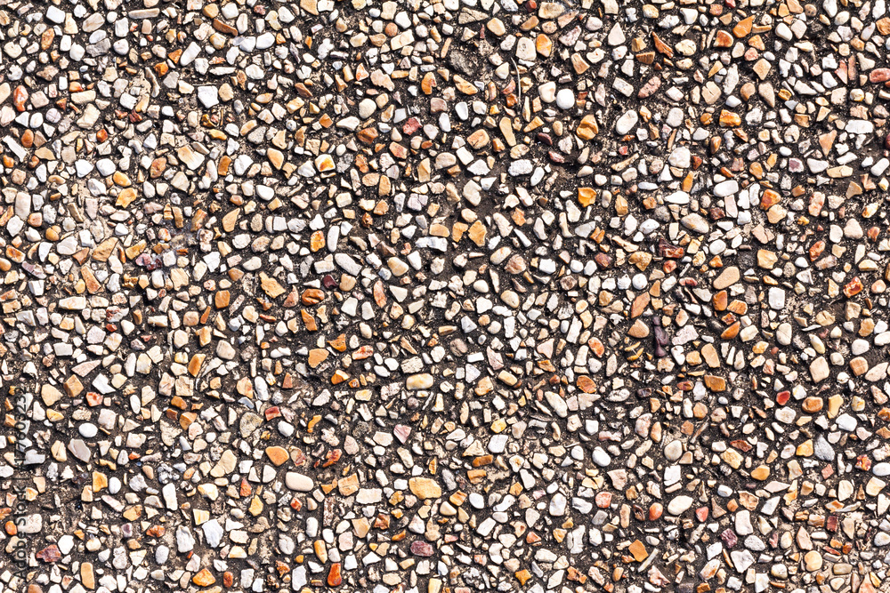 Fototapeta premium Sand stone pebbles texture or sand stone pebbles background for interior design business. exterior decoration and industrial construction idea concept design.