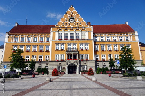 Cesky Tesin - city Hall and Main Square - Czech Republic
