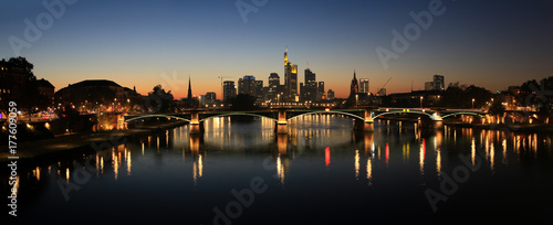 Skyline Panorama Frankfurt am Main, Deutschland