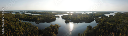Finnish lake panorama 1