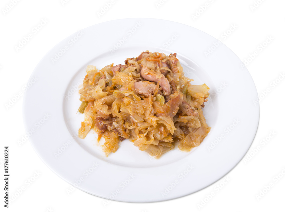 Chicken cabbage stir-fry. Chicken cabbage stir-fry.