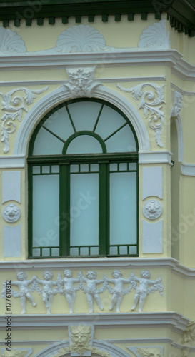 Detailansicht, Kolonialgebäude in Swakopmund