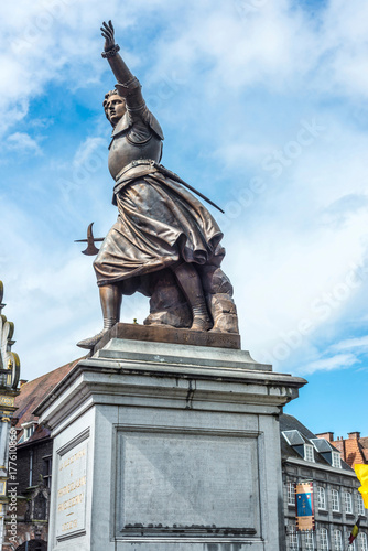 Marie-Christine de Lalaing in Tournai, Belgium. photo