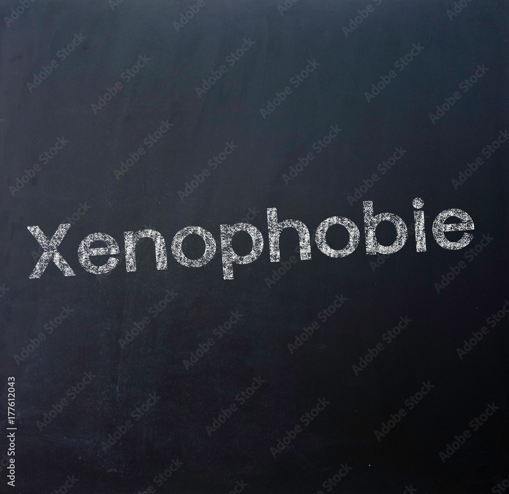 Obraz premium Xenophobie