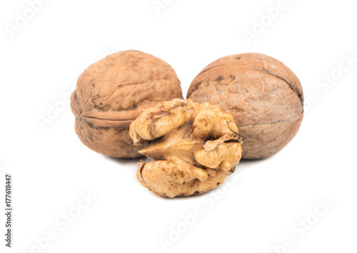 Walnut isolated