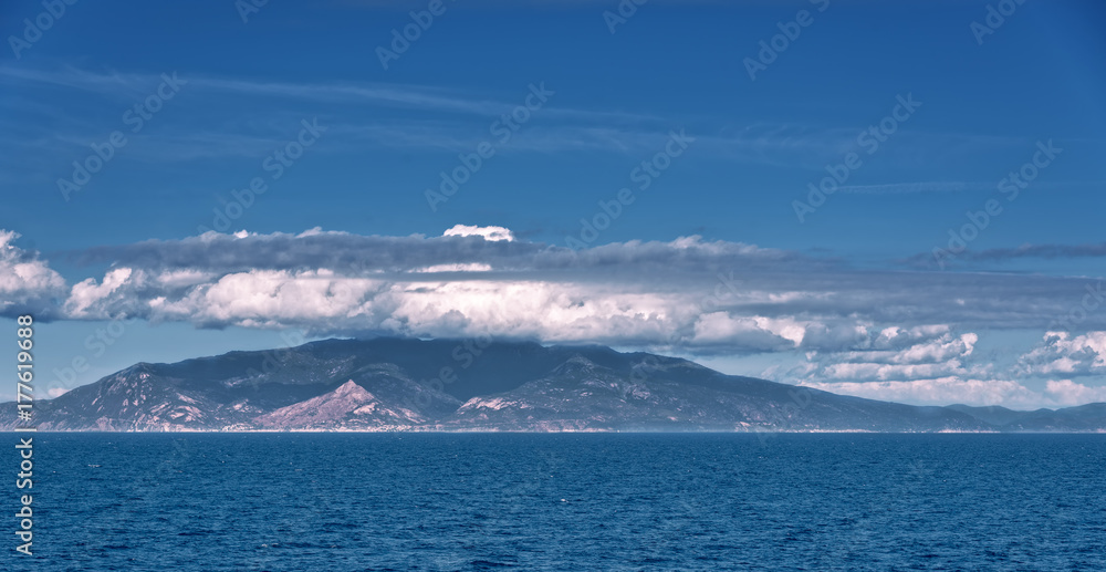 Elba Insel  Wolke Mittelmeer Toskana