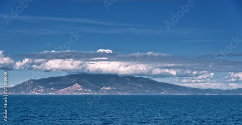 Elba Insel  Wolke Mittelmeer Toskana