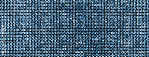 Canvas of Blue rhinestones. Background Long.