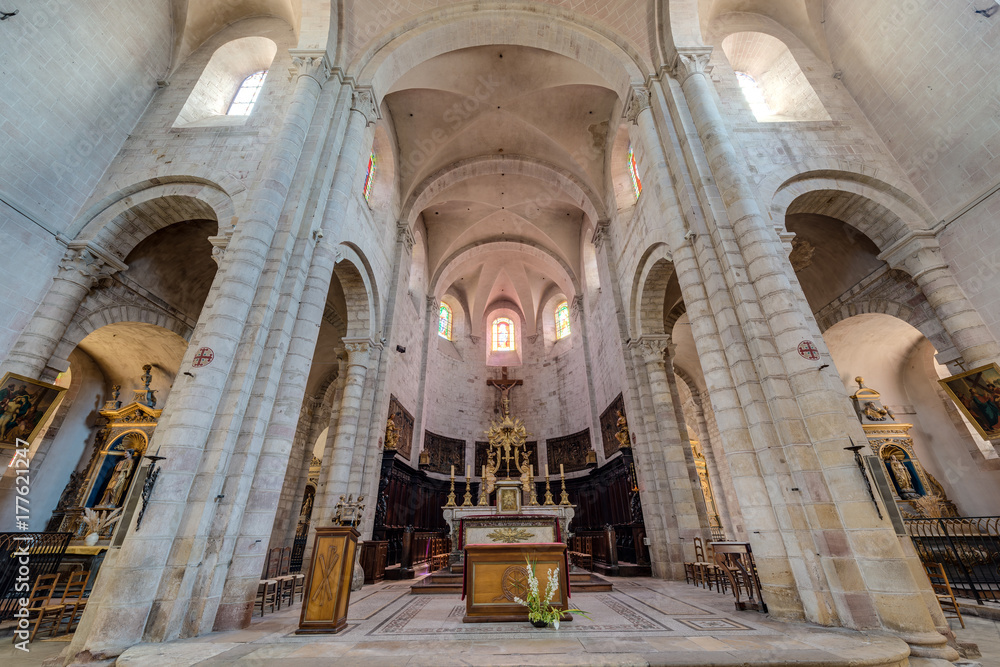 Saint Amans church in Rodez, France