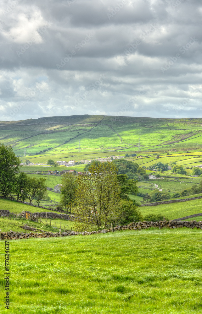 Classic british landscape at the Peak district near Manchester.. Classic british landscape at the Peak district near Manchester..