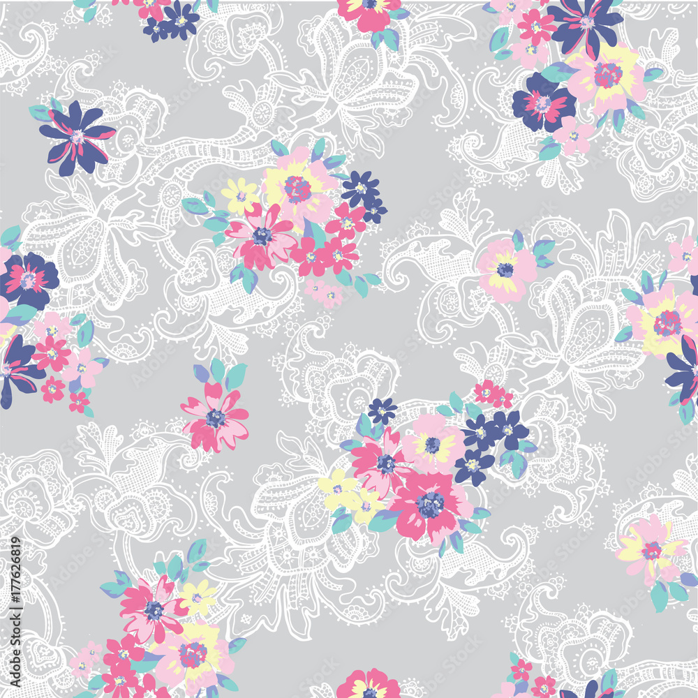 lace floral pattern lace floral pattern