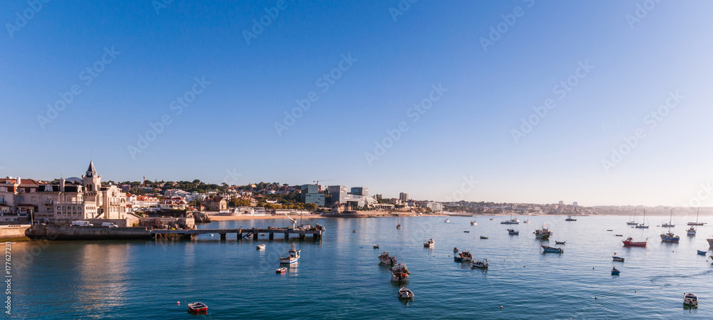 Cascais - Hafen am Morgen; Portugal