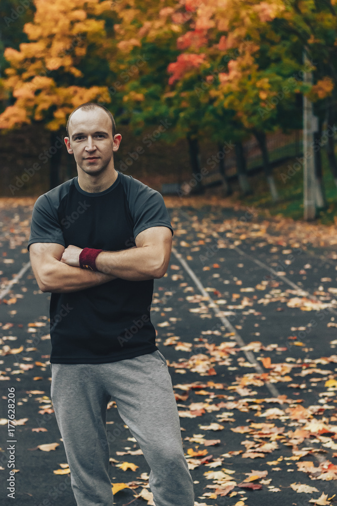 Obraz premium portrait of an athletic man