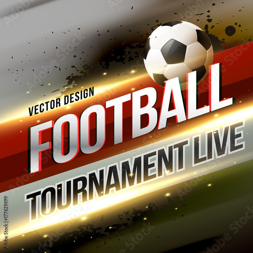 football tournament broadcast lbackground design photo