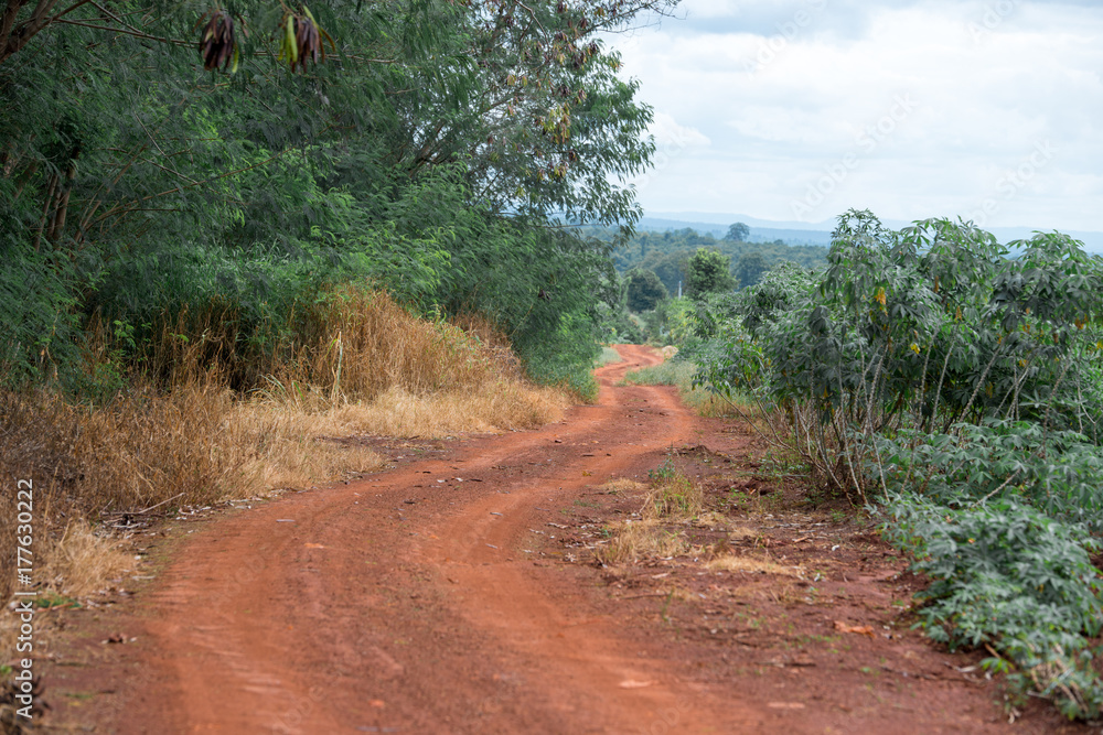 Fototapeta premium dirt dust road