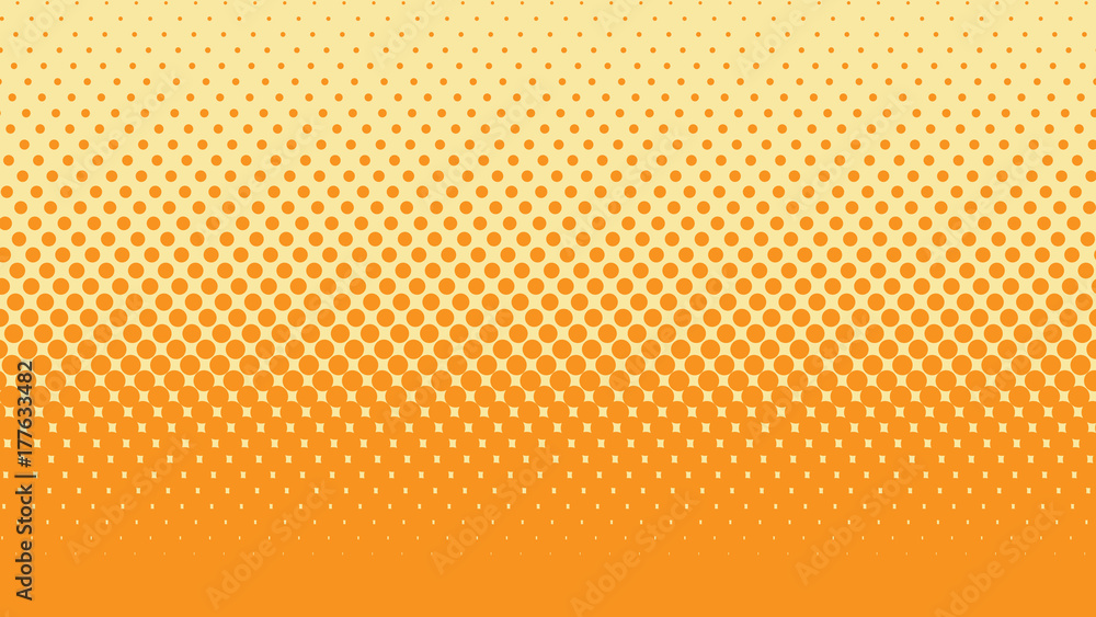 Halftone vector illustration, Yellow Gradient Texture, Dotted, Pop Art Background. Background of Art. Seamlessly Repeatable. AI10 Halftone vector illustration, Yellow Gradient Texture, Dotted, Pop Art Background. Background of Art. Seamlessly Repeatable. AI10