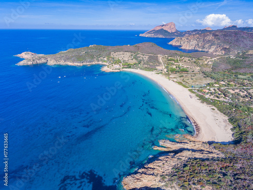 Strand von Arone an der Westküste von Korsika