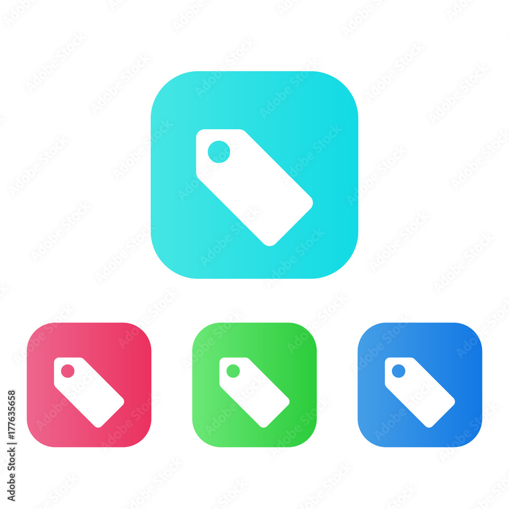 Four Colors - Flat App Icons Four Colors - Flat App Icons