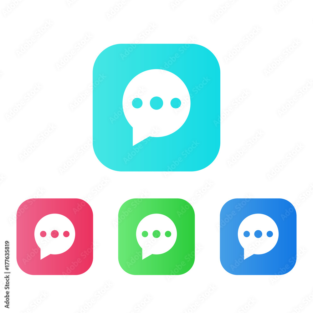 Four Colors - Flat App Icons Four Colors - Flat App Icons