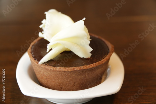  Dark chocolate ganache tart luxurious dessert treat