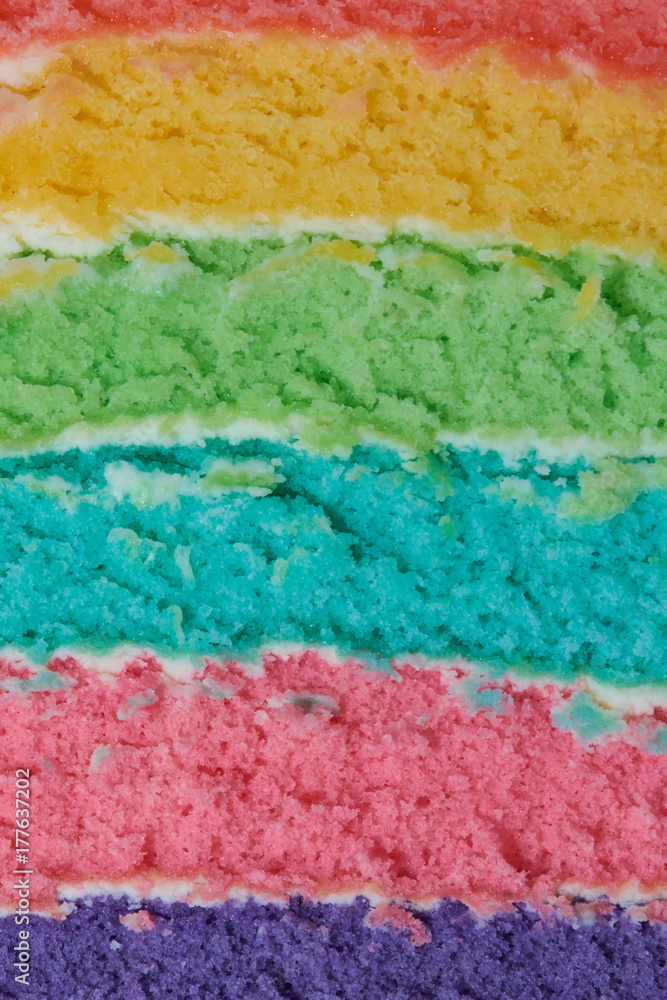 Hintergrund Regenbogen Kuchen