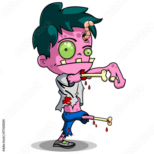 Zombie. Happy Halloween