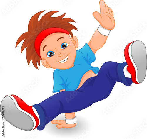 Break dance boy
