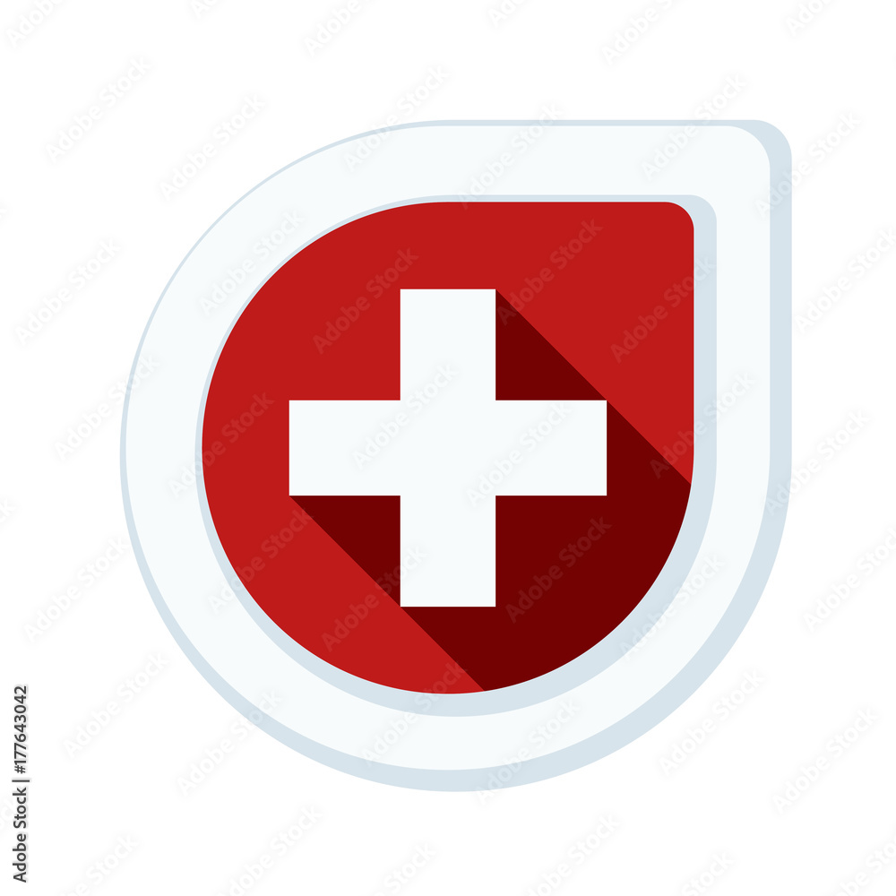 Switzerland button illustration Switzerland button illustration