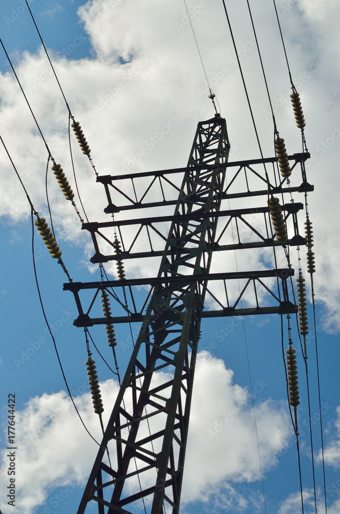 Support overhead transmission lines Support overhead transmission lines