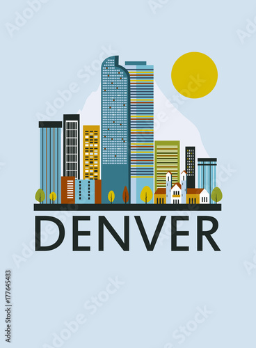 Denver city in Colorado.