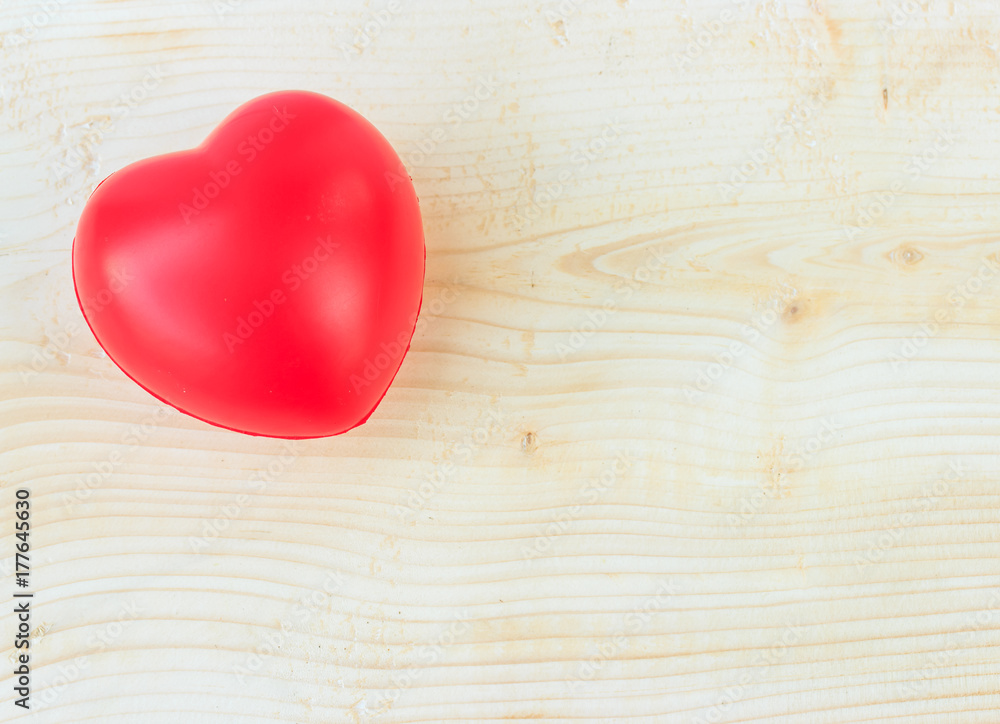 red heart rubber on wood table for love memorial red heart rubber on wood table for love memorial