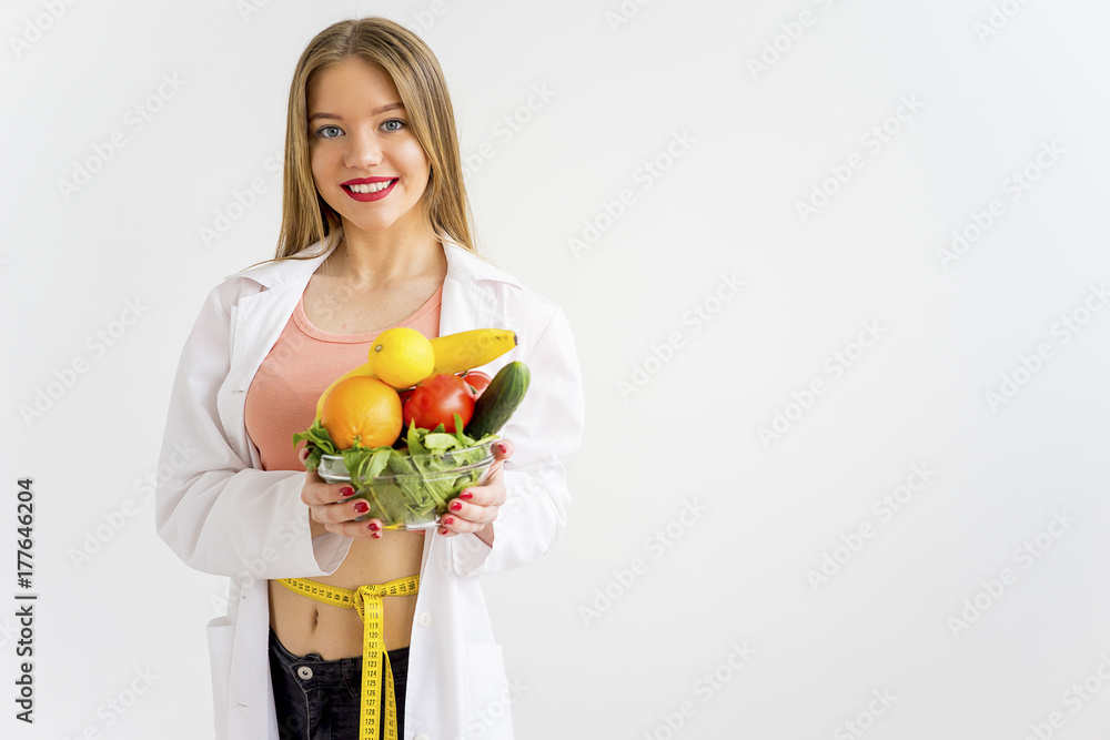 Woman eating healthy Woman eating healthy