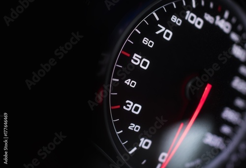 Modern Car Speedometer