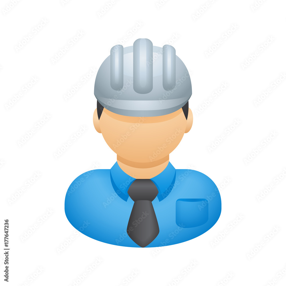 Fototapeta premium Chief Engineer - Novo Icons. A professional, pixel-aligned icon designed on a 64 x 64 pixel. 
