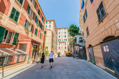 Camogli in Cinque Terre  Liguria  Italy.