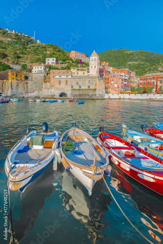 Vernazza in Cinque Terre, Liguria, Italy.