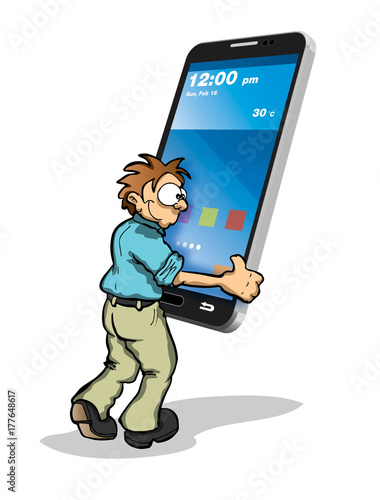 walk and phone