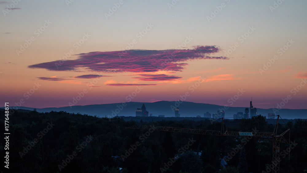 Himmel über Frankfurt